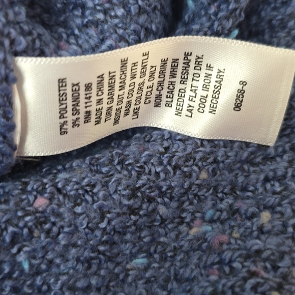 A.N.A BRAND WOMEN'S PLUS SIZE PETITE BLUE PULLOVER SWEATER SIZE PXXL - Picture 12 of 16